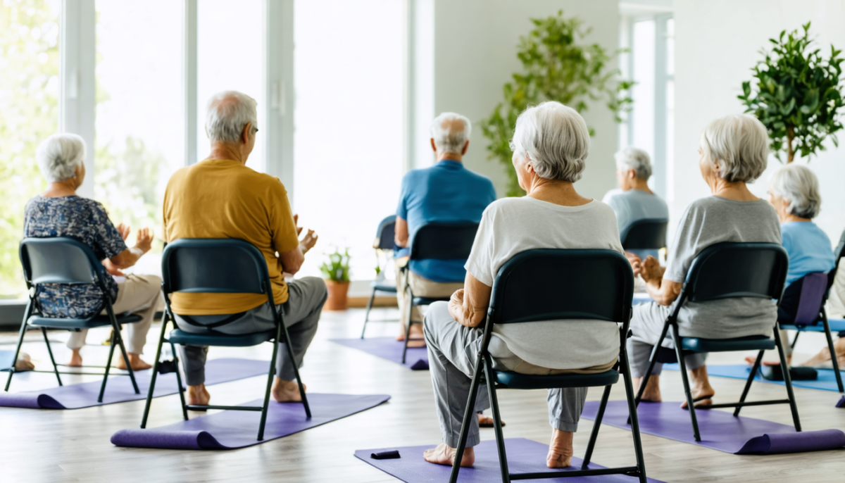 découvrez le yoga sur chaise spécialement conçu pour les seniors, avec des exercices adaptés pour préserver votre mobilité et votre bien-être au quotidien.