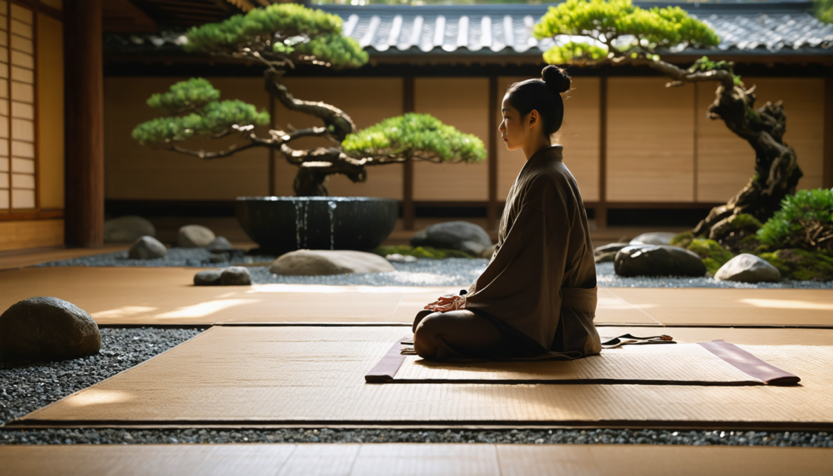 découvrez le zazen, l'art ancestral de la méditation zen japonaise, pour apaiser votre esprit, cultiver la pleine conscience et retrouver l'harmonie intérieure.